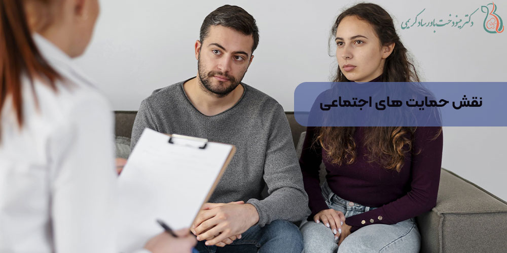 نقش حمایت‌ های اجتماعی